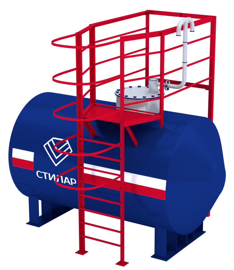 Горизонтальный резервуар РГСН для технической воды 20 м³ от завода-производителя