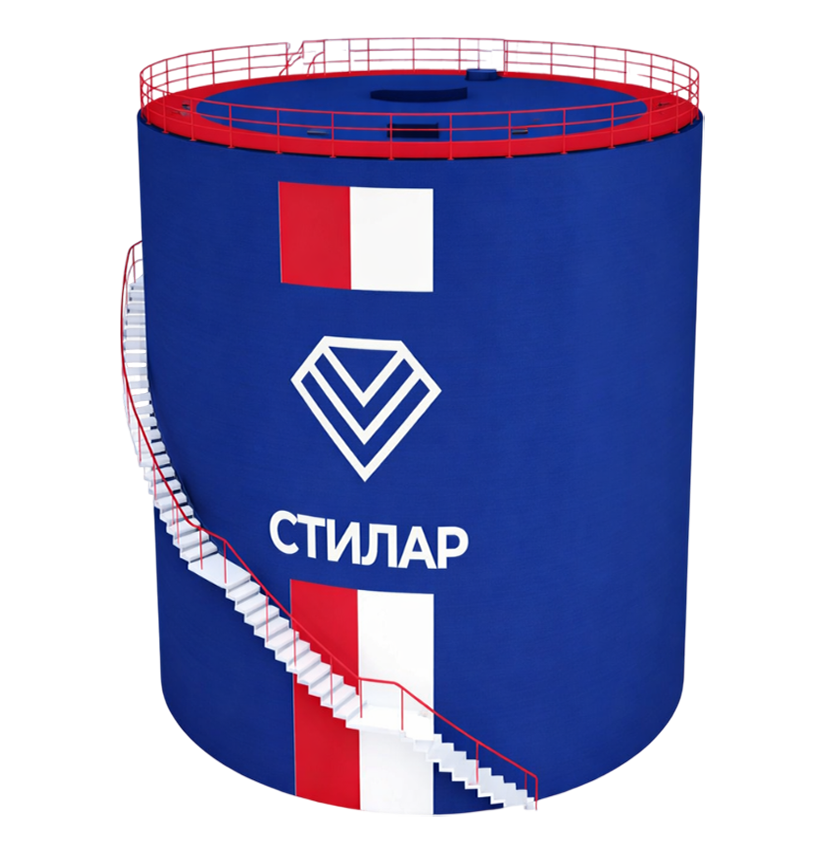 Цельносварной резервуар РВС для битума 150 м³ от завода-производителя